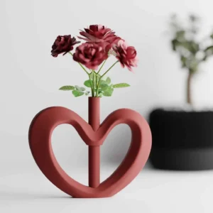 Vase Cœur Romantique