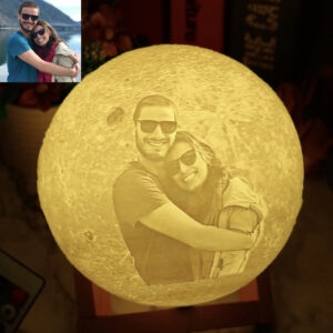 Lampe lunaire personnalisable avec photo