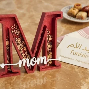 Cadeau fête des mères lettre MOM Tunisie